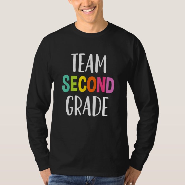 Back To School 2nd Grade Teacher 1st Day Of School T-Shirt (Vorderseite)