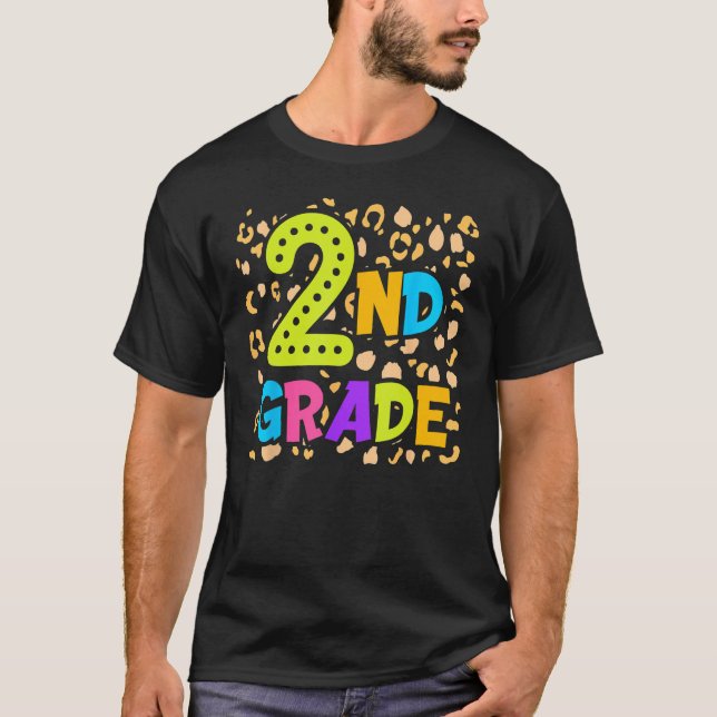 Back To School 2nd Second Grade Teacher Student Ki T-Shirt (Vorderseite)