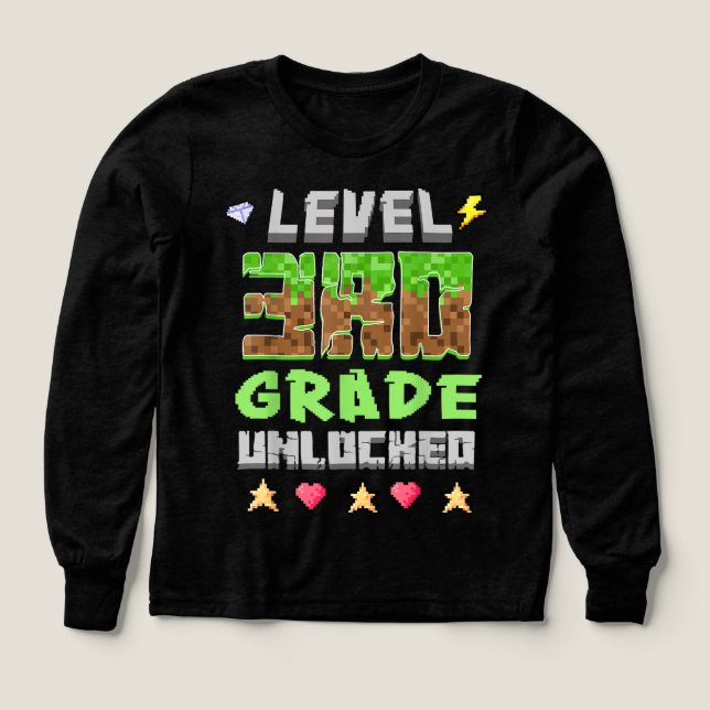 Back to School 3rd Grade Boys Gamer  (Design Vorderseite)