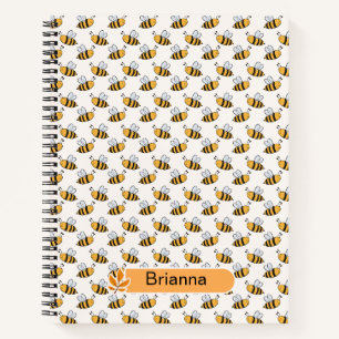 Back-to-school - Bee-Themed Spiral Notebook Notizbuch