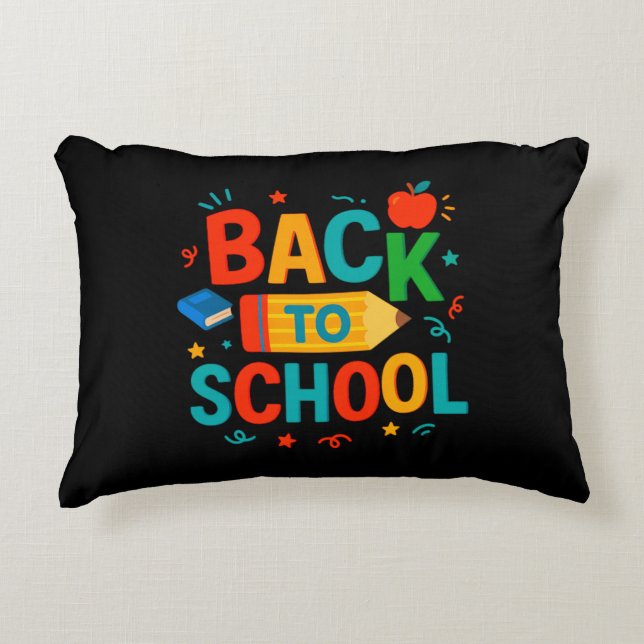 Back to School" Decorative  Dekokissen (Vorderseite)