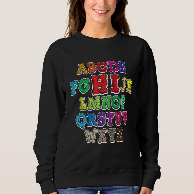 Back To School First Day Of School  Teacher Studen Sweatshirt (Vorderseite)