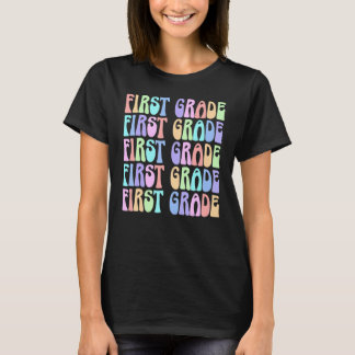 Back to School First Grade Vibes First Day Teacher T-Shirt