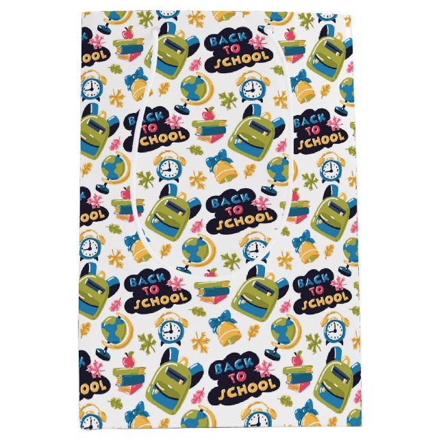 Back to School Mittlere Geschenktüte (Vorderseite)