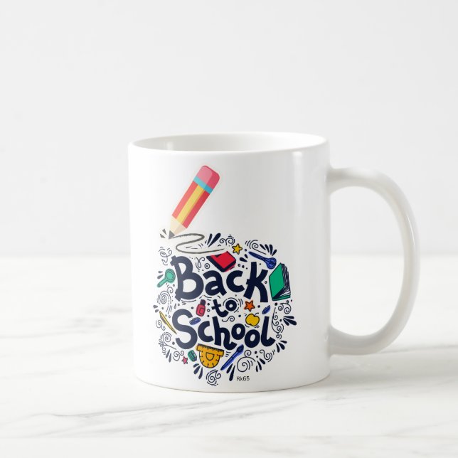Back to school - Mug Kaffeetasse (Rechts)