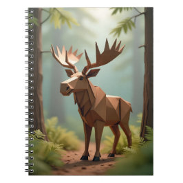 Back To School Origami Moose  Notizblock