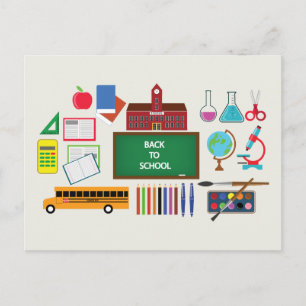 Back to School Postkarte