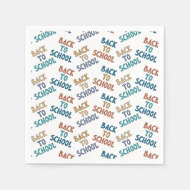 Back to School Serviette