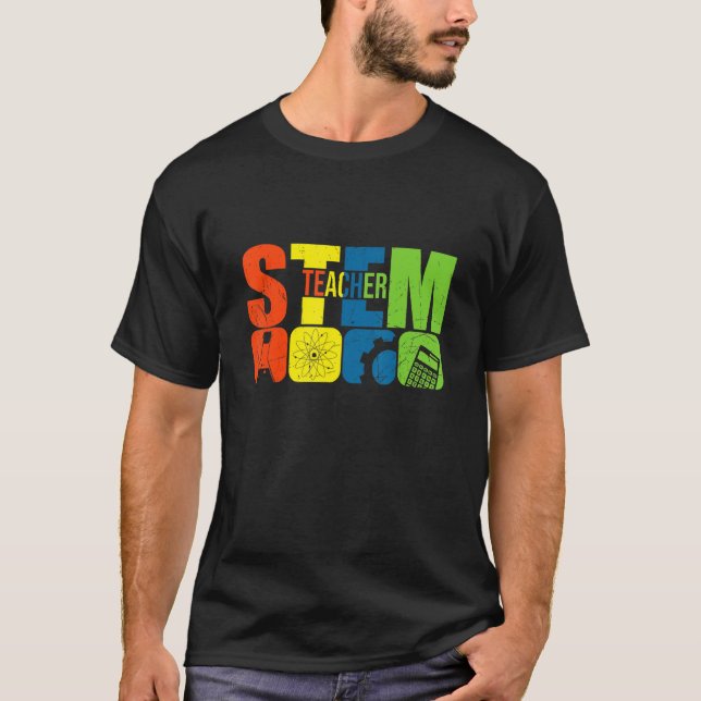 Back to School STEM Teacher T-Shirt (Vorderseite)