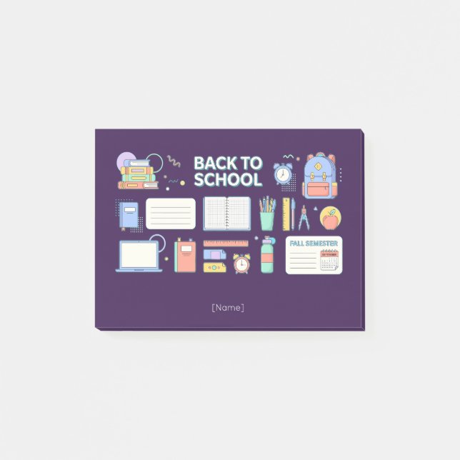 Back to School Supplies / Regreso Útiles Escolares Post-it Klebezettel (Vorderseite)