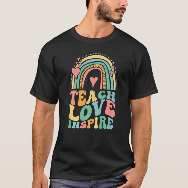 Back to School Teacher Appreciation Inspirational  T-Shirt (Vorderseite)