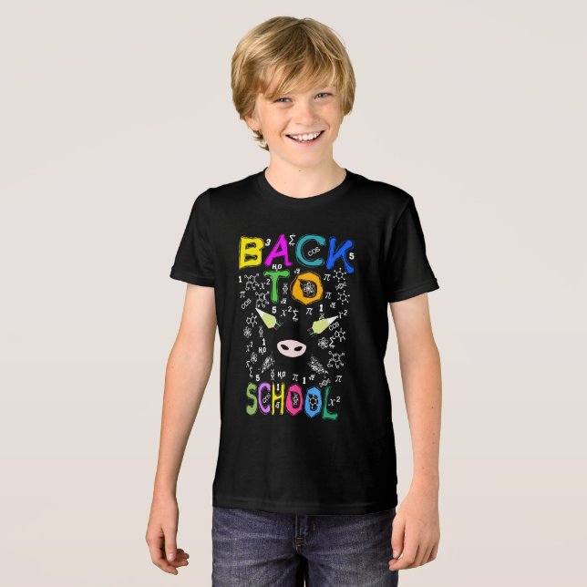 Back to School Tri-Blend Shirt (Vorderseite voll)
