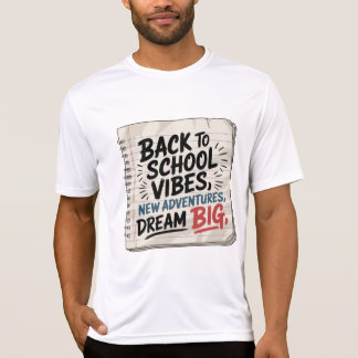 Back to School Vibes – Motivational Men's Tee