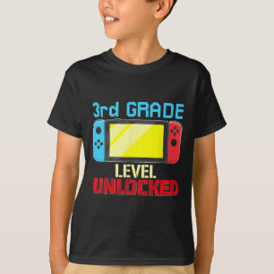 Back to School Video Gamer 3rd Grad Level Unlocke T-Shirt