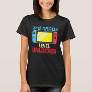 Back to School Video Gamer 3rd Grad Level Unlocke T-Shirt