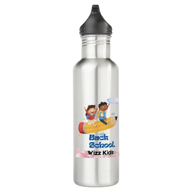 Back to School Water Bottle Edelstahlflasche (Rechts)