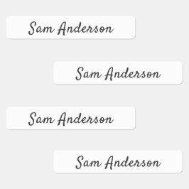 Back to School Waterproof Sticker Name Labels