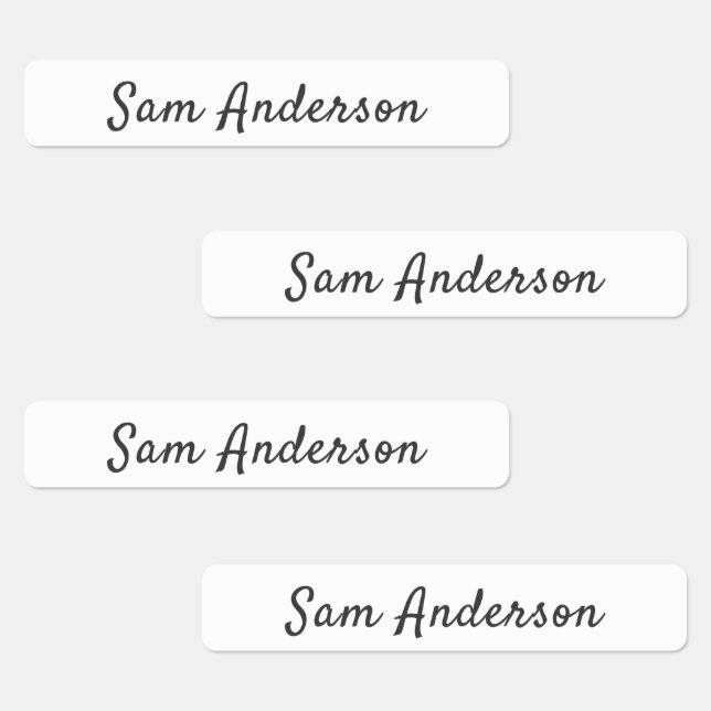 Back to School Waterproof Sticker Name Labels (Gruppe)