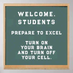 Back To School Welcome Poster
