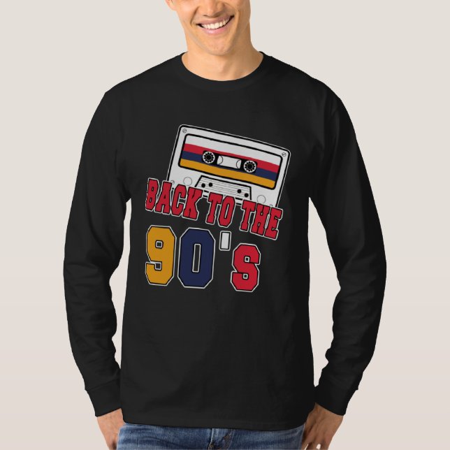 Back To The 90s Costume Theme Party 90s Outfit Ret T-Shirt (Vorderseite)