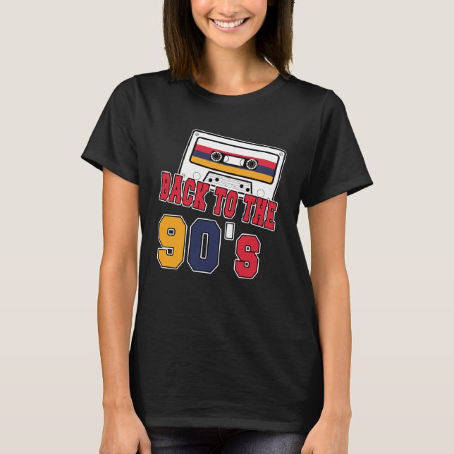 Back To The 90s Costume Theme Party 90s Outfit Ret T-Shirt (Vorderseite)