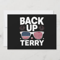 Back Up Terry Funny 4. Juli Patriotic Feuerwerk