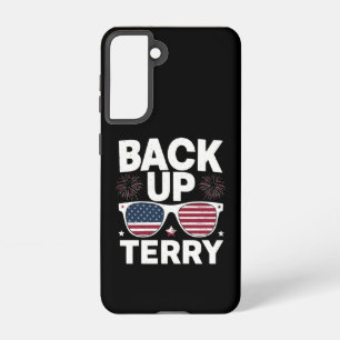 Back Up Terry Lustiger 4. Juli Patriotisches Feuer Samsung Galaxy Hülle