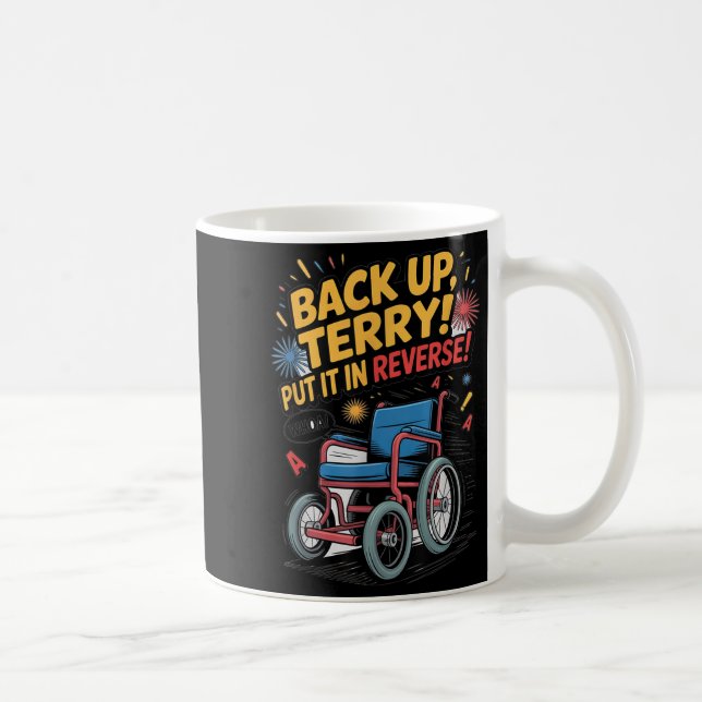 Back up Terry setzen es in umgekehrter Sonne 4. Ju Kaffeetasse (Rechts)