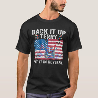 Back Up Terry setzen Sie es in umgekehrte Feuerwer T-Shirt