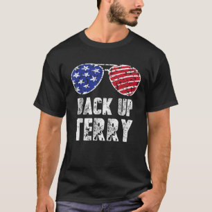 Back Up Terry Sunglasses 4. Juli US Flag Feuerwerk T-Shirt