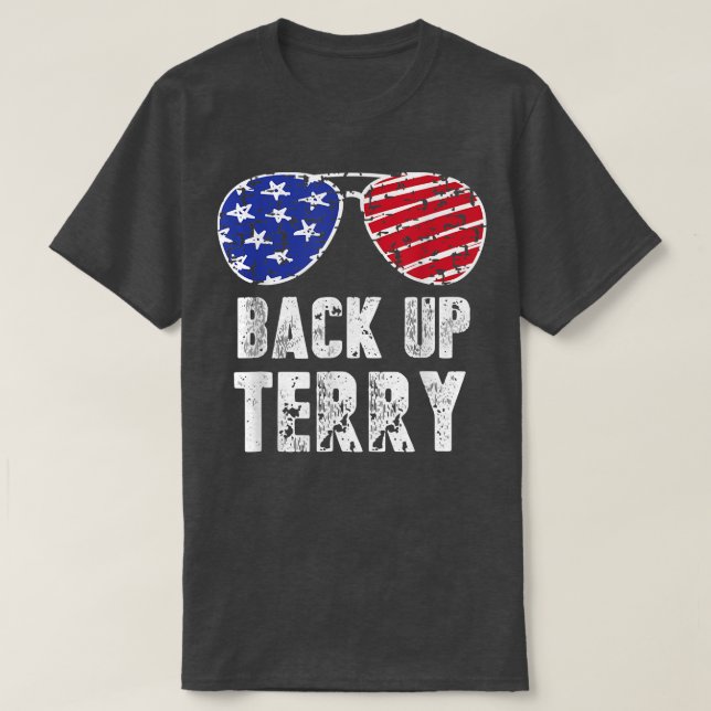 Back Up Terry Sunglasses 4. Juli US Flag Feuerwerk T-Shirt (Design vorne)