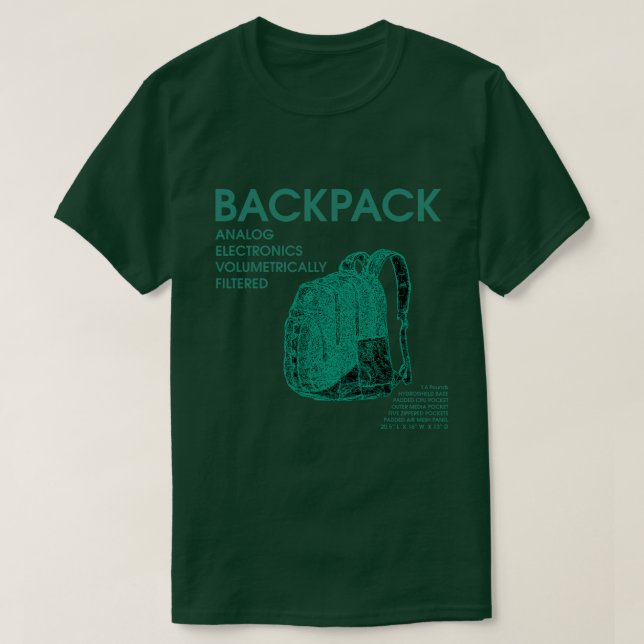Backback Critical Bands Shirt - alan s tofii (Design vorne)
