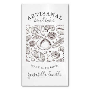 Backbäckerei Magnetic Business Card Magnetische Visitenkarte