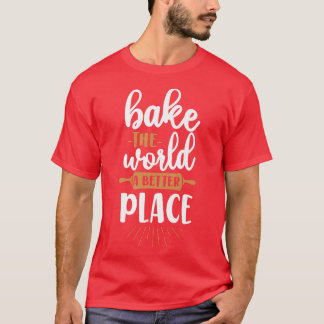 Backbackwalzen-Button T-Shirt