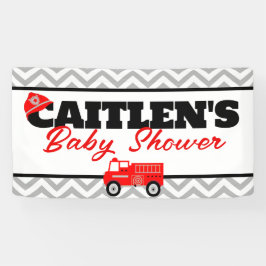 Backbanner für Feuerwagen und Zickzack Party Banner