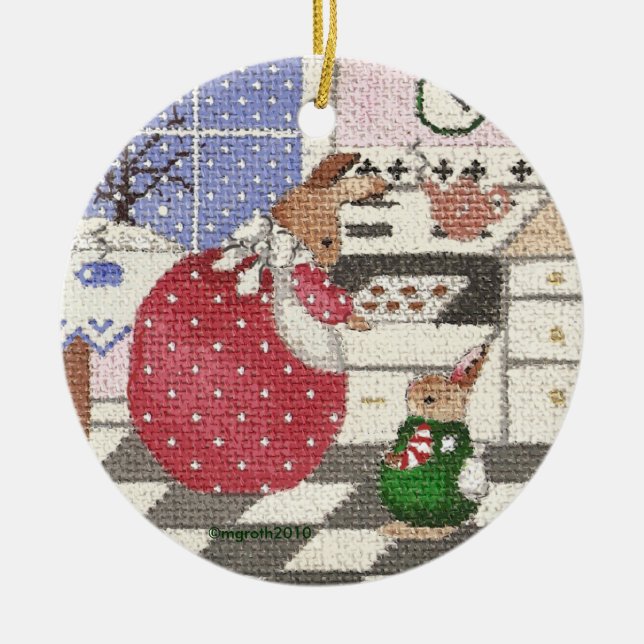 Backbausatz Keramikornament (Vorne)