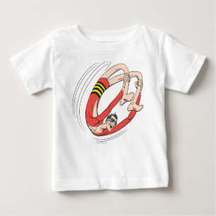 Backbiegrad für Kunststoffträger Baby T-shirt