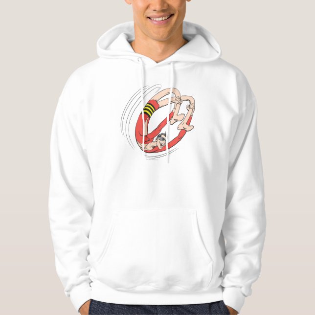 Backbiegrad für Kunststoffträger Hoodie (Vorderseite)