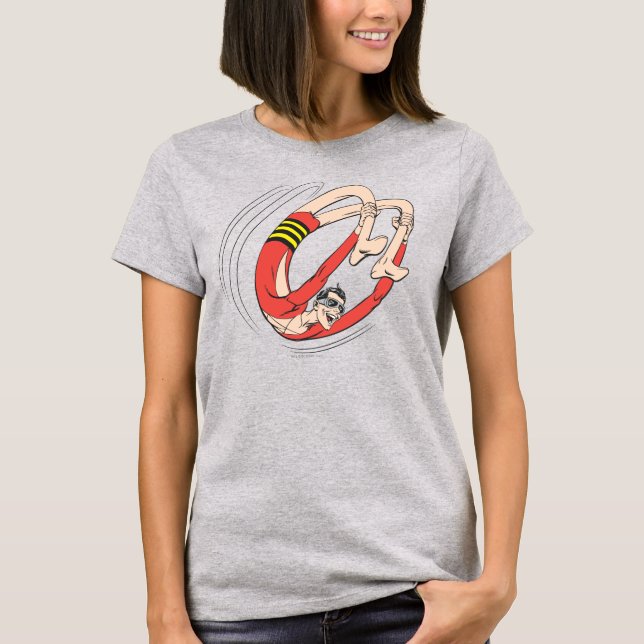 Backbiegrad für Kunststoffträger T-Shirt (Vorderseite)