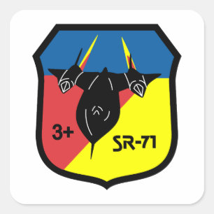 Backbird +3 Patch Quadratischer Aufkleber