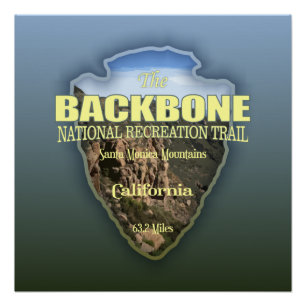 Backbone-Pfad (Pfeilspitze) Poster