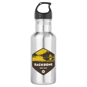 Backbone Staat Park Iowa Edelstahlflasche