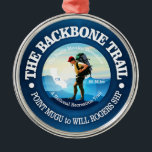 Backbone Trail (C) Ornament Aus Metall<br><div class="desc">Der Backbone-Pfad,  Kalifornien.</div>