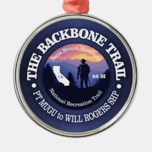 Backbone Trail (rd2) Ornament Aus Metall