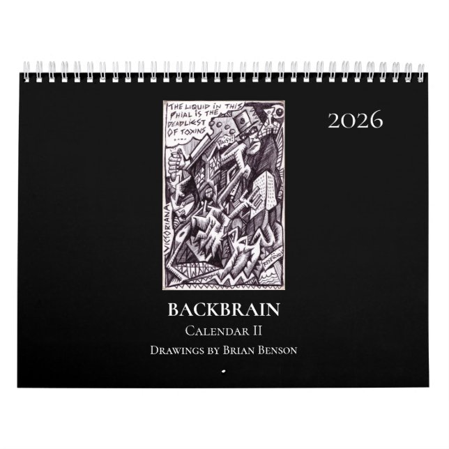 Backbrain Calendar II 2026 Kalender (Titelbild)