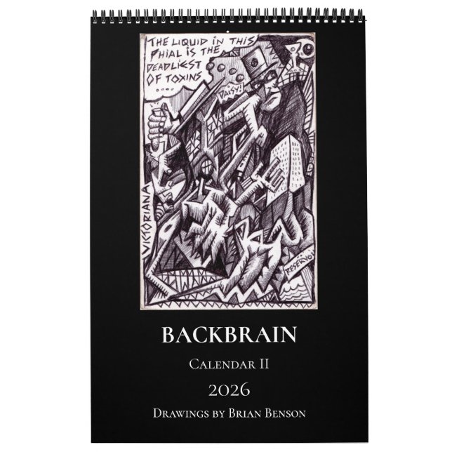 Backbrain Calendar II 2026 (Single Page, Medium) Kalender (Titelbild)
