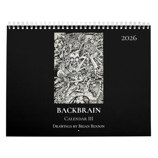Backbrain Calendar III 2026 (Double Page) Kalender (Titelbild)