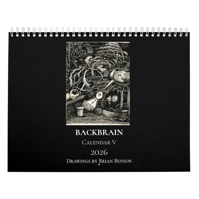 Backbrain Calendar V, 2026, Double Page, Medium Kalender (Titelbild)