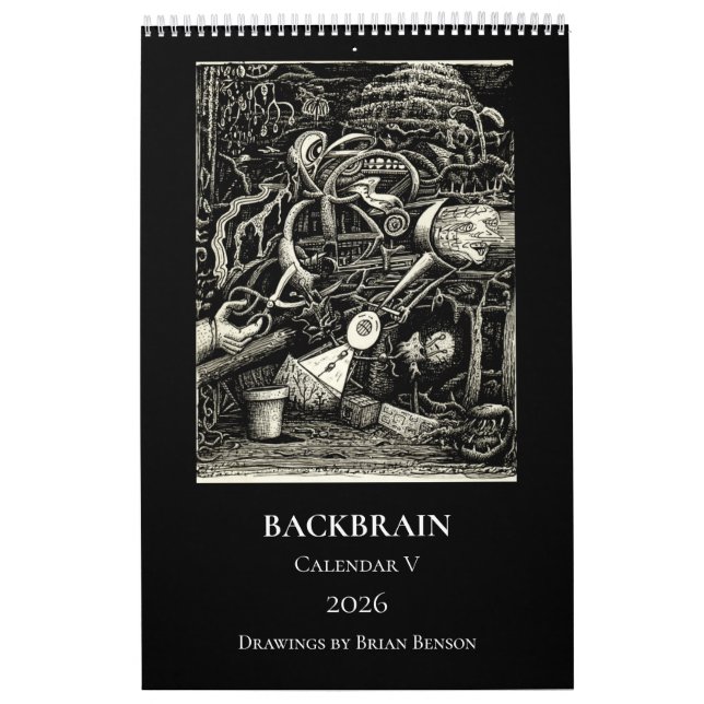 Backbrain Calendar V, 2026, Single Page Kalender (Titelbild)