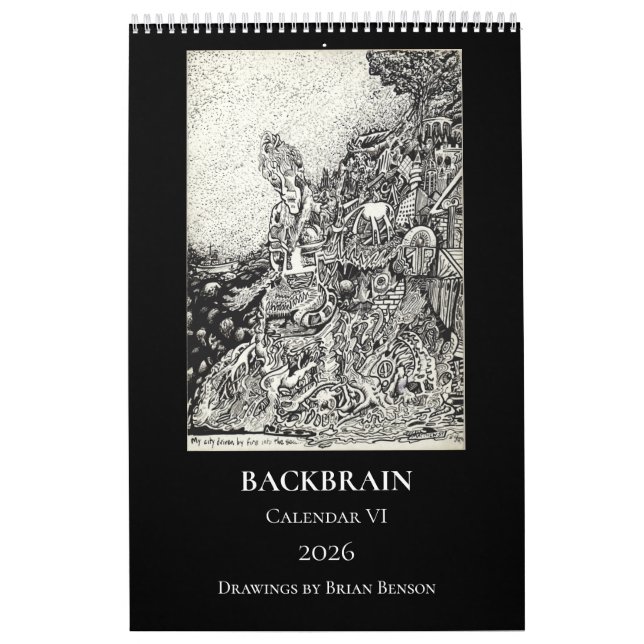 Backbrain Calendar VI, 2026, Single Page Kalender (Titelbild)